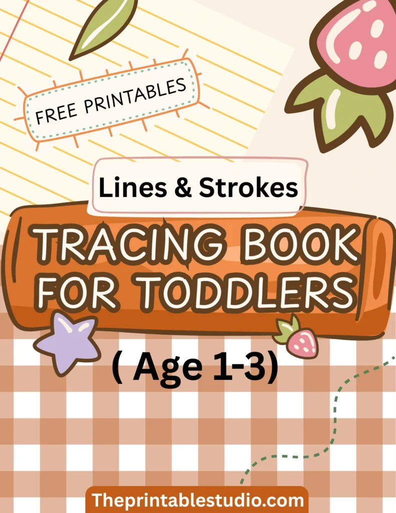 Free tracing book for toddlers.