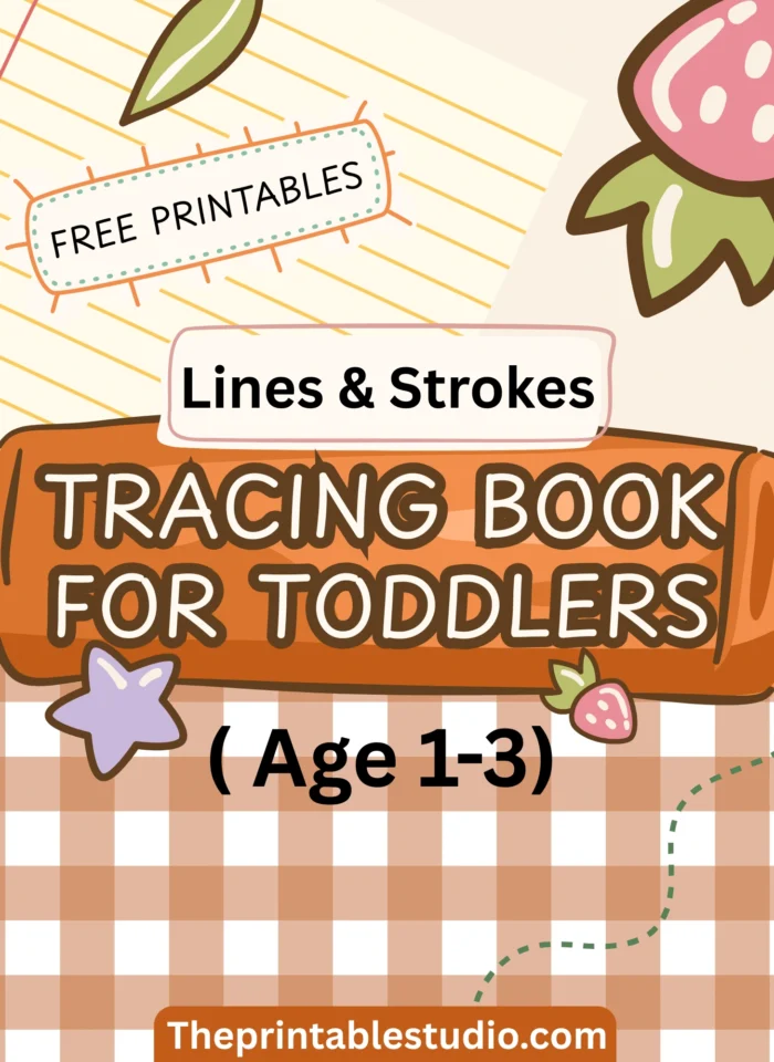 Lines and strokes tracing book for toddlers