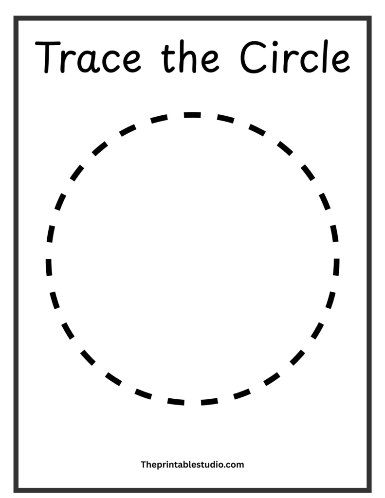 Shapes tracing for toddlers.