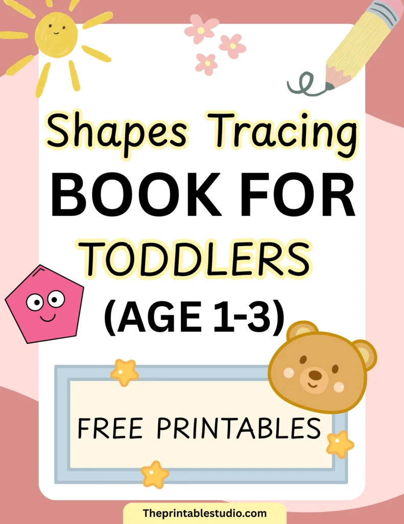 shapes tracing book for toddlers.