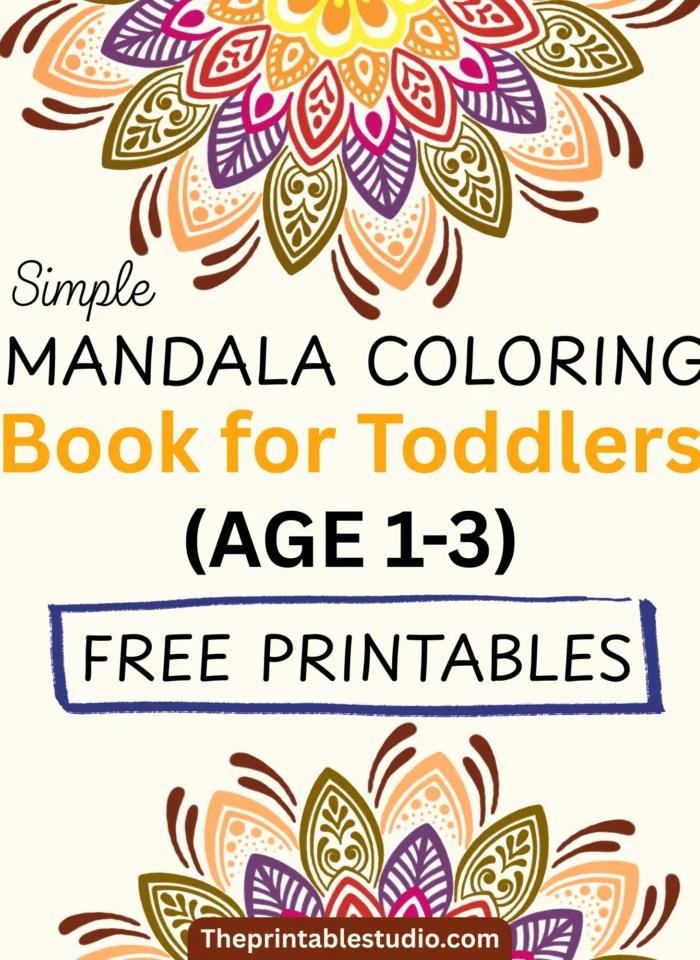 mandala coloring book for toddlers