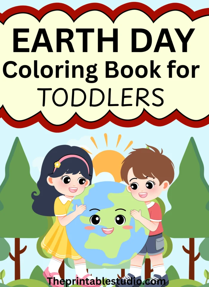Earth Day Coloring Book for Toddlers ( Free Printable Pages)