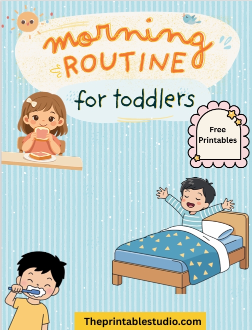 Morning routine book for toddlers free download