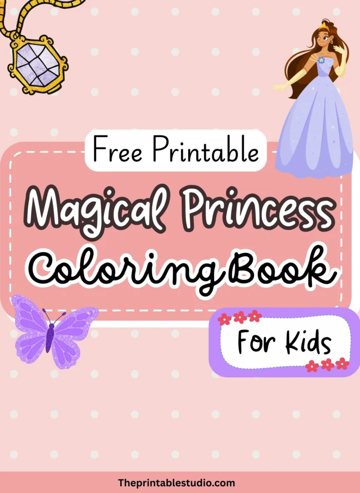 princess coloring book for toddlers