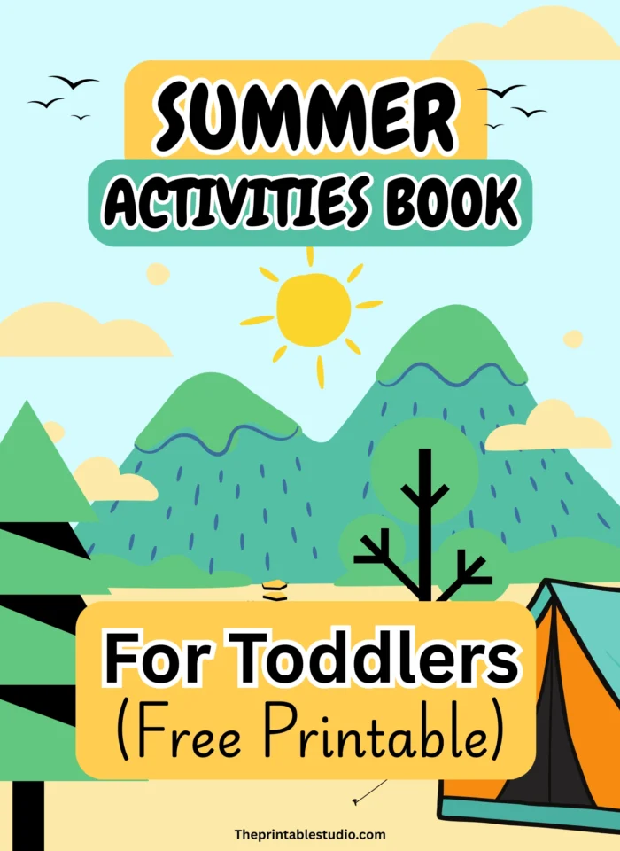 Summer activities book for toddlers