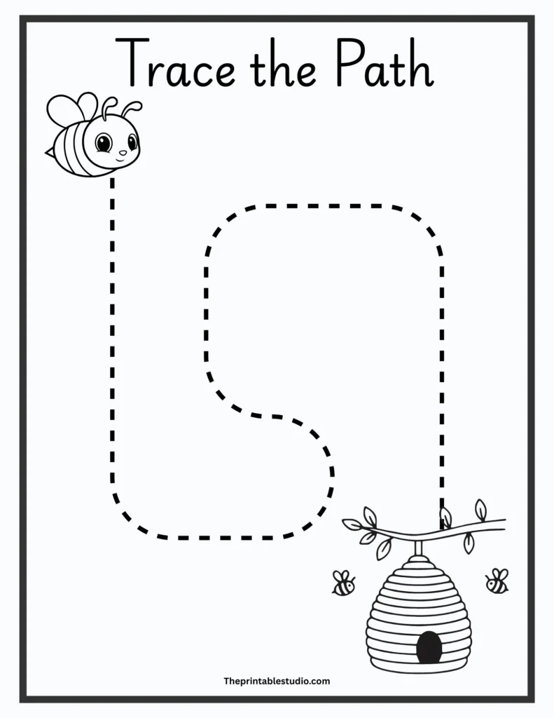 Insects and bugs activity pages for toddlers.
