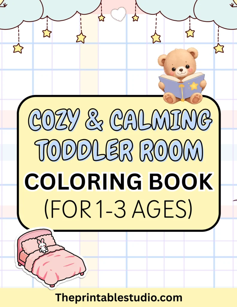 Toddler room coloring book.