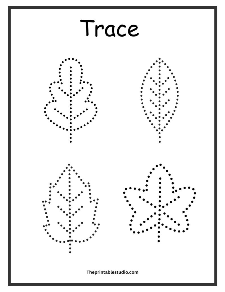 Autumn activity book for toddlers.