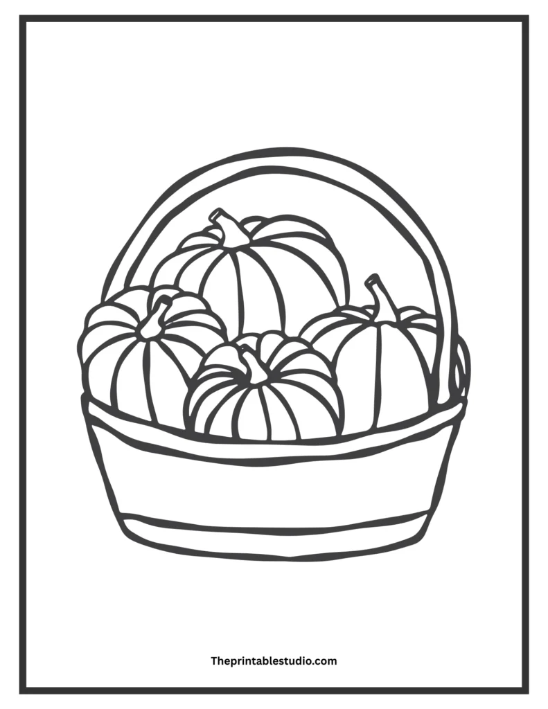 Pumpkin coloring pages