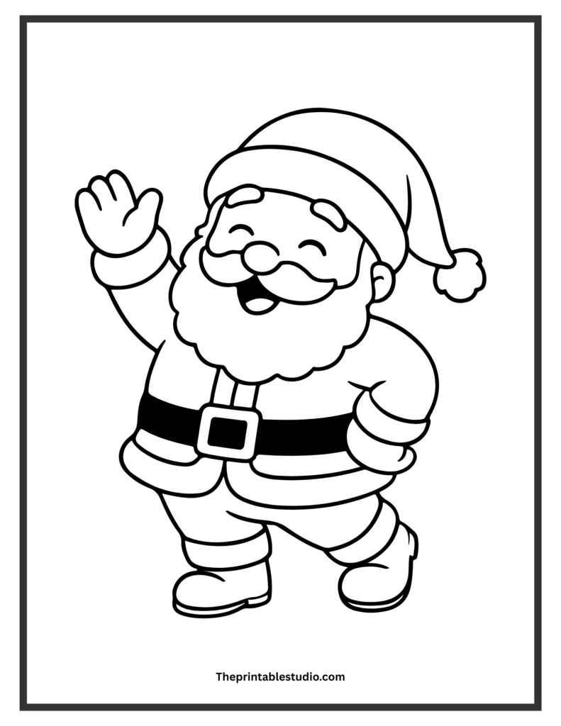 Christmas coloring sheets for toddlers.
